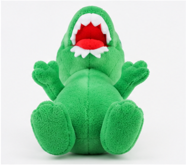 Beanie Babies Świnka Peppa Pan Dinozaur – zielona maskotka pluszowa 15 cm dla dziecka