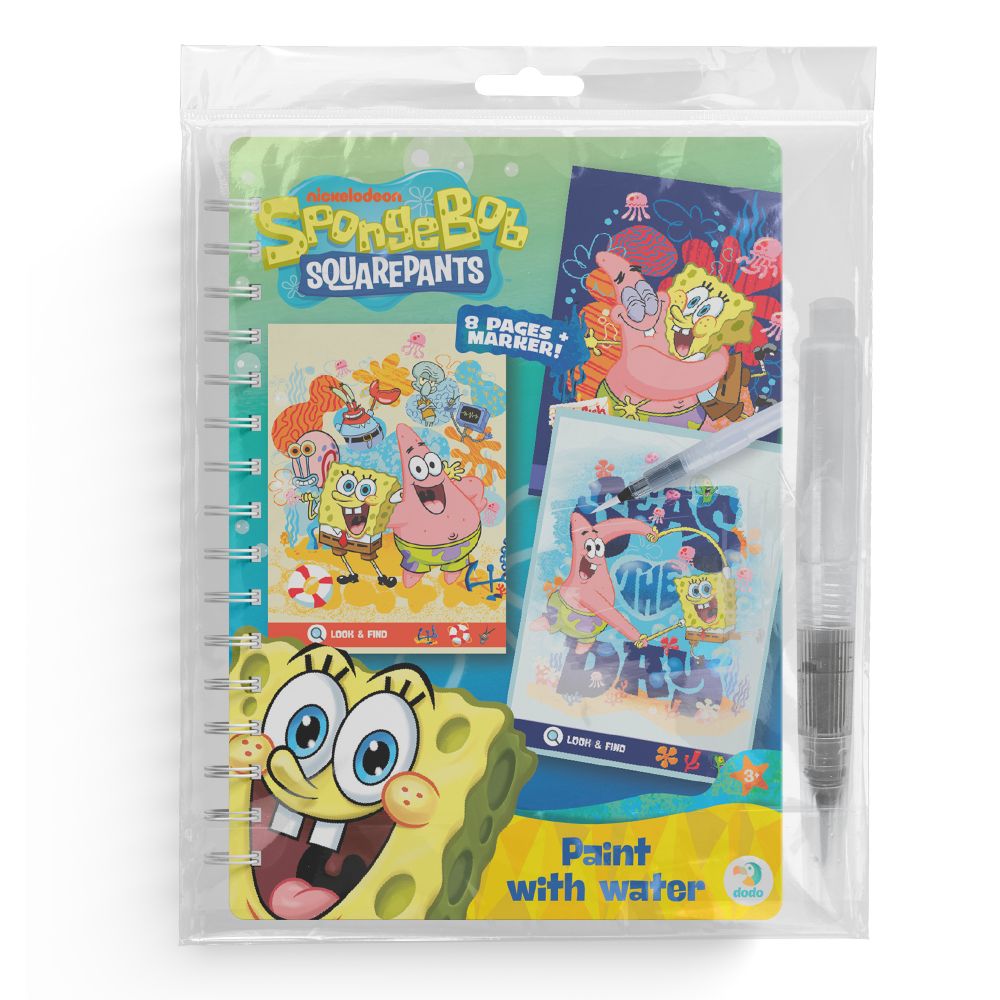 Kolorowanka wodna „SpongeBob”
