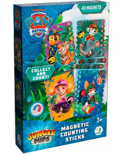 Magnetyczne patyczki do liczenia Psi Patrol „Dżungla”