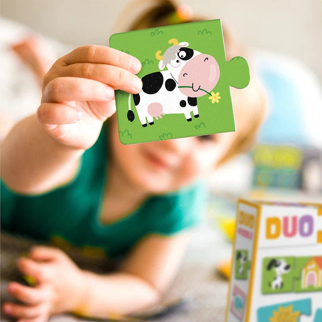 Puzzle DUO „Gdzie mieszkają zwierzęta?”