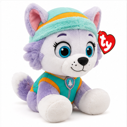 Beanie Babies Psi Patrol Everest – maskotka pluszowa 15 cm dla dziecka