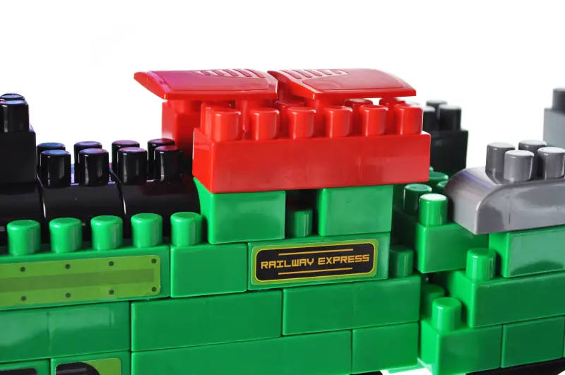 Klocki Konstrukcyjne QB300-202 „Block&Steps: Kolejowy Ekspres”