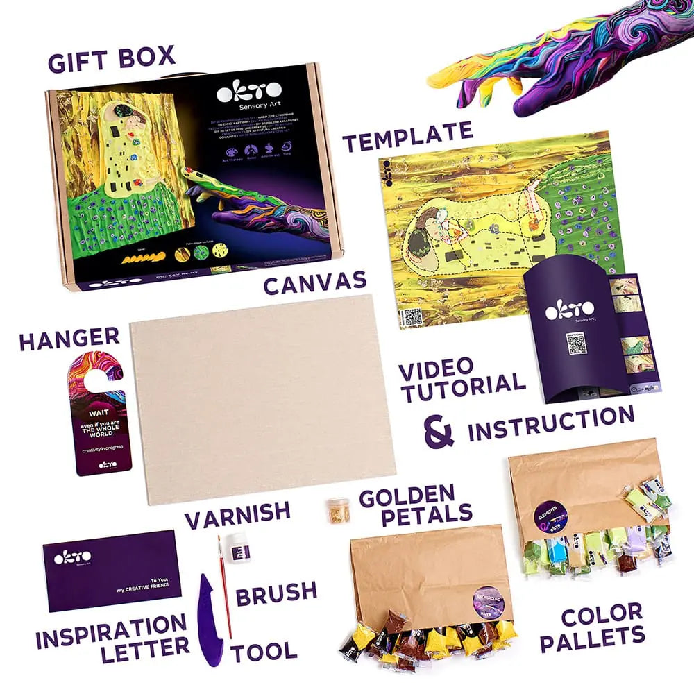 Zestaw kreatywny 3D Malowanie i Modelowanie Masą plastyczną Ciastolina KISS POCAŁUNEK