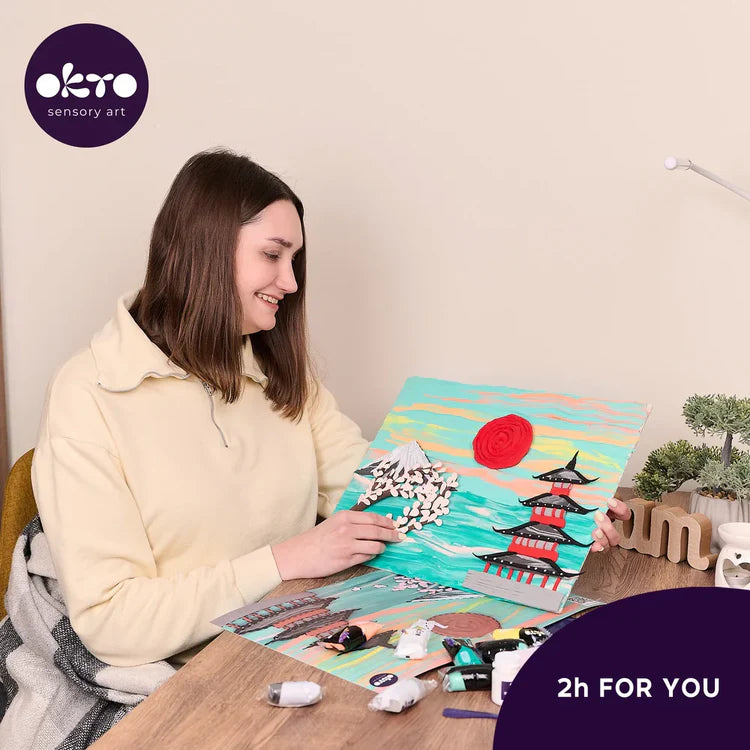 Zestaw kreatywny 3D Malowanie i Modelowanie Masą plastyczną Ciastolina JAPONIA