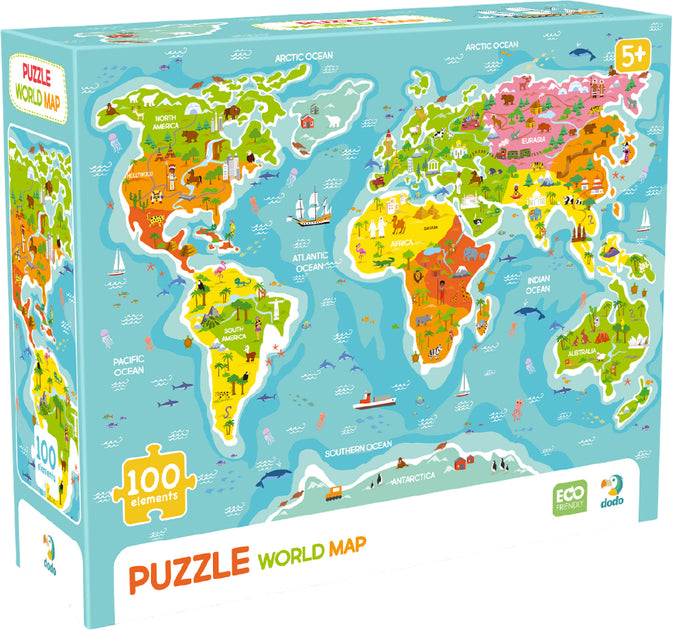 Puzzle „Mapa świata”