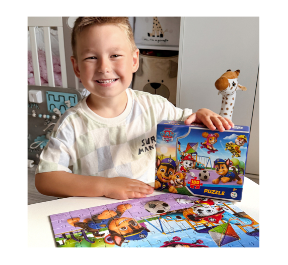 Puzzle Psi Patrol „Zabawy na świeżym powietrzu” 100 el.