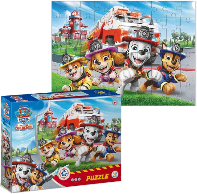 Puzzle Psi Patrol „Remiza strażacka w Zatoce Przygód” 60 el.