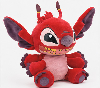 Beanie Babies Disney Leroy – maskotka pluszowa 15 cm, czerwony bohater Lilo i Stitch