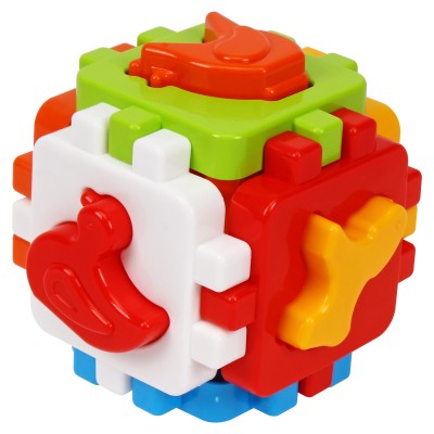 Sorter edukacyjny kostka zwierzęta