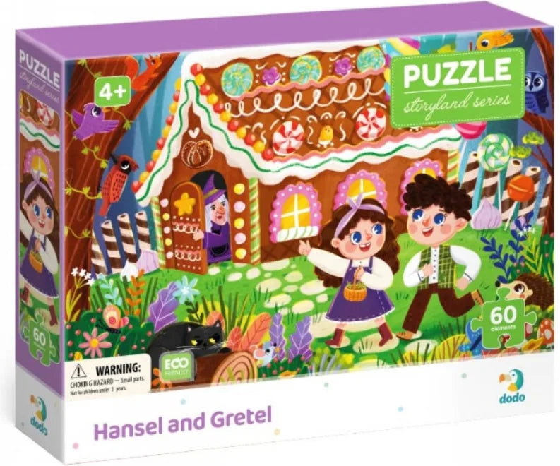 Puzzle „Jaś i Małgosia” 60 el.