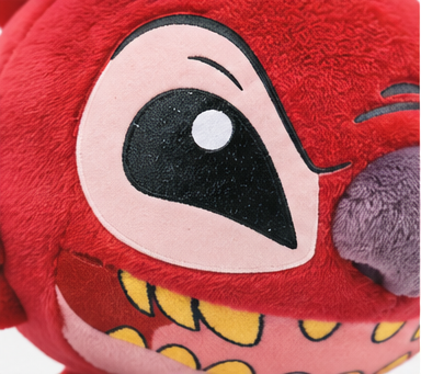 Beanie Babies Disney Leroy – maskotka pluszowa 15 cm, czerwony bohater Lilo i Stitch