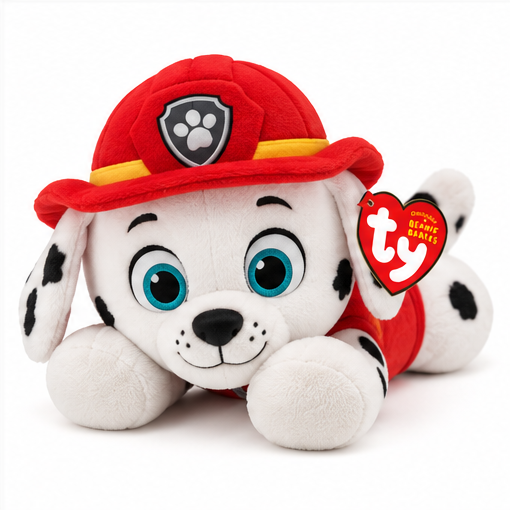 Beanie Babies Psi Patrol Marshall – maskotka pluszowa 15 cm dla dziecka