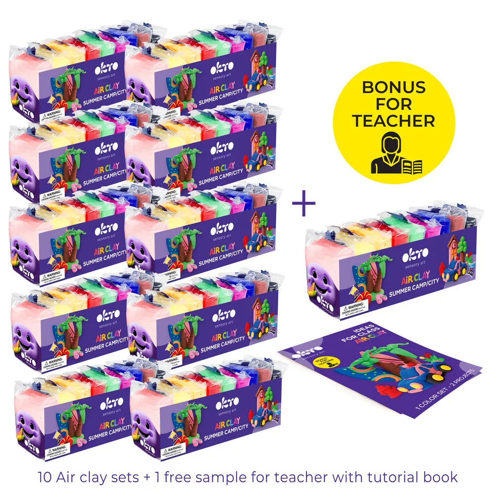 DUŻY Zestaw kreatywny 3D Modelina Masa Plastyczna 2w1 dla dzieci KOSMOS WARZYWA 11x9 KOLORÓW