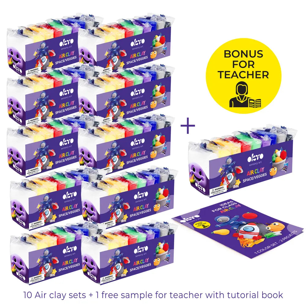 DUŻY Zestaw kreatywny 3D Modelina Masa Plastyczna 2w1 PROJEKTY dla dzieci 11x9 KOLORÓW