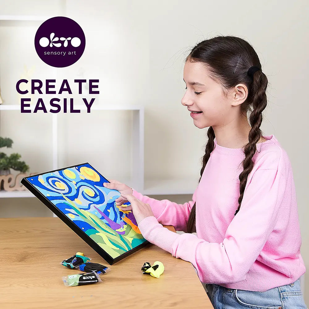 Zestaw kreatywny 3D Malowanie i Modelowanie Masą plastyczną Ciastolina MAŁY KSIĄŻĘ NOCĄ