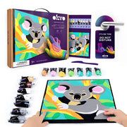 Zestaw kreatywny 3D Malowanie po numerach Masą plastyczną Ciastolina KOALA