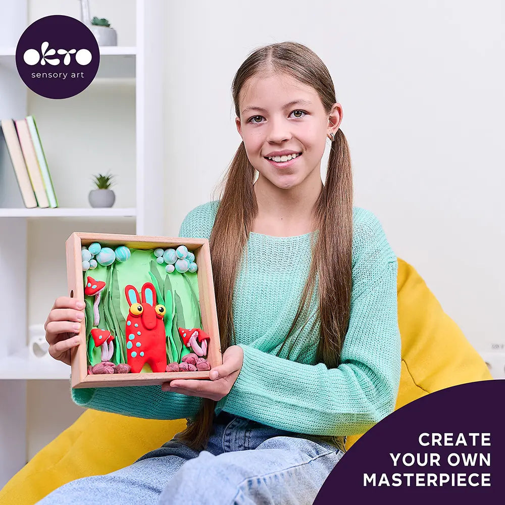 Zestaw kreatywny 3D Modelowanie Masą plastyczną Ciastolina MAŁE ŚWIATY - TROLL