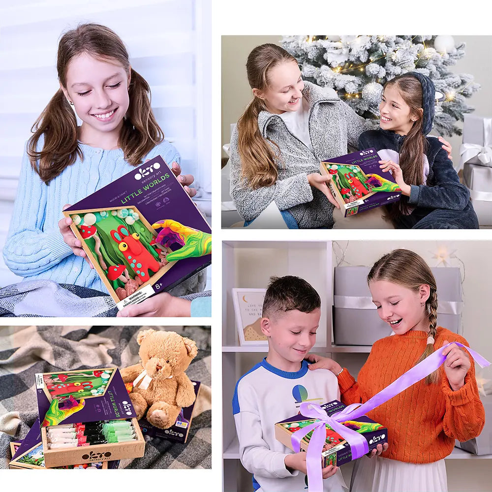 Zestaw kreatywny 3D Modelowanie Masą plastyczną Ciastolina MAŁE ŚWIATY - TROLL