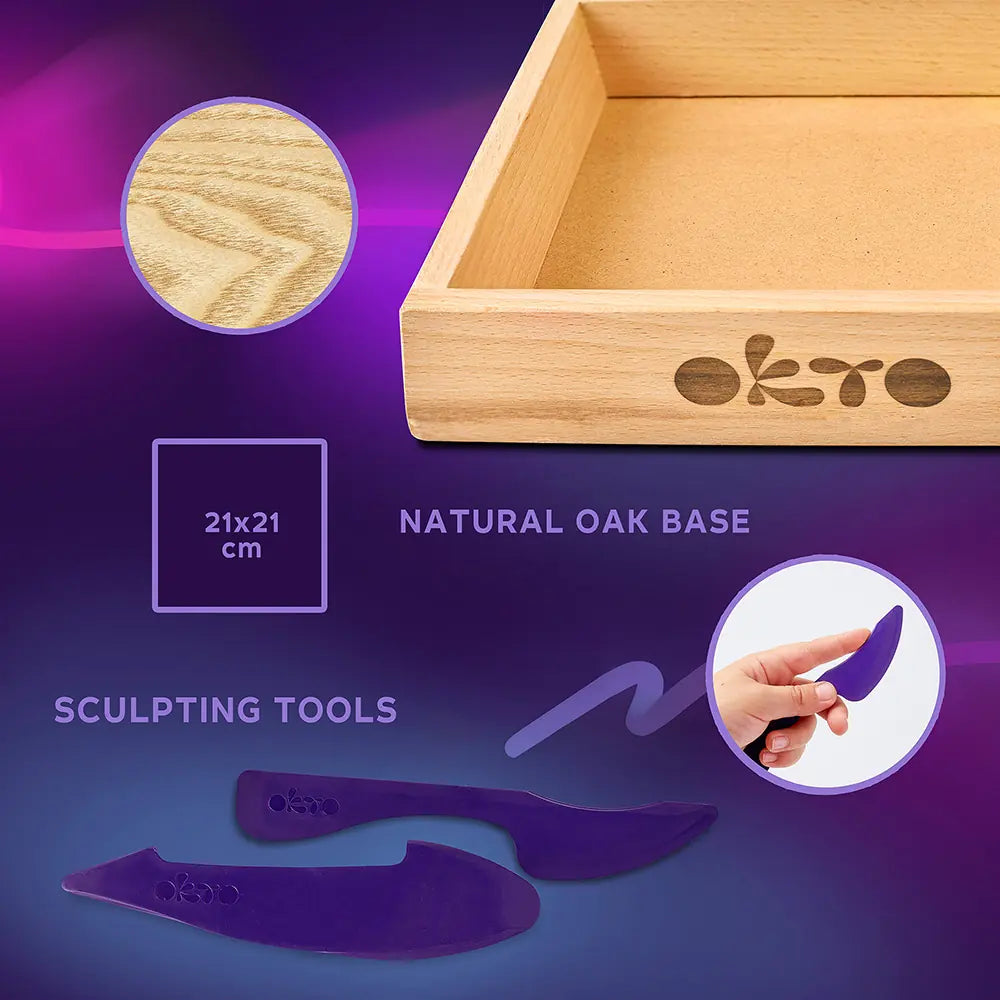 Zestaw kreatywny 3D Modelowanie Masą plastyczną Ciastolina MAŁE ŚWIATY - NIETOPERZ