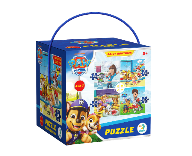 Puzzle 4 w 1 Psi Patrol „Codzienne zajęcia”