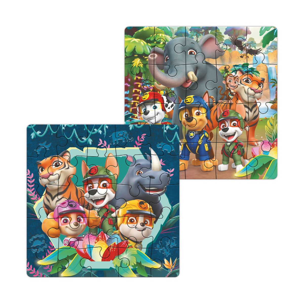Puzzle magnetyczne Psi Patrol „Łapy dżungli”