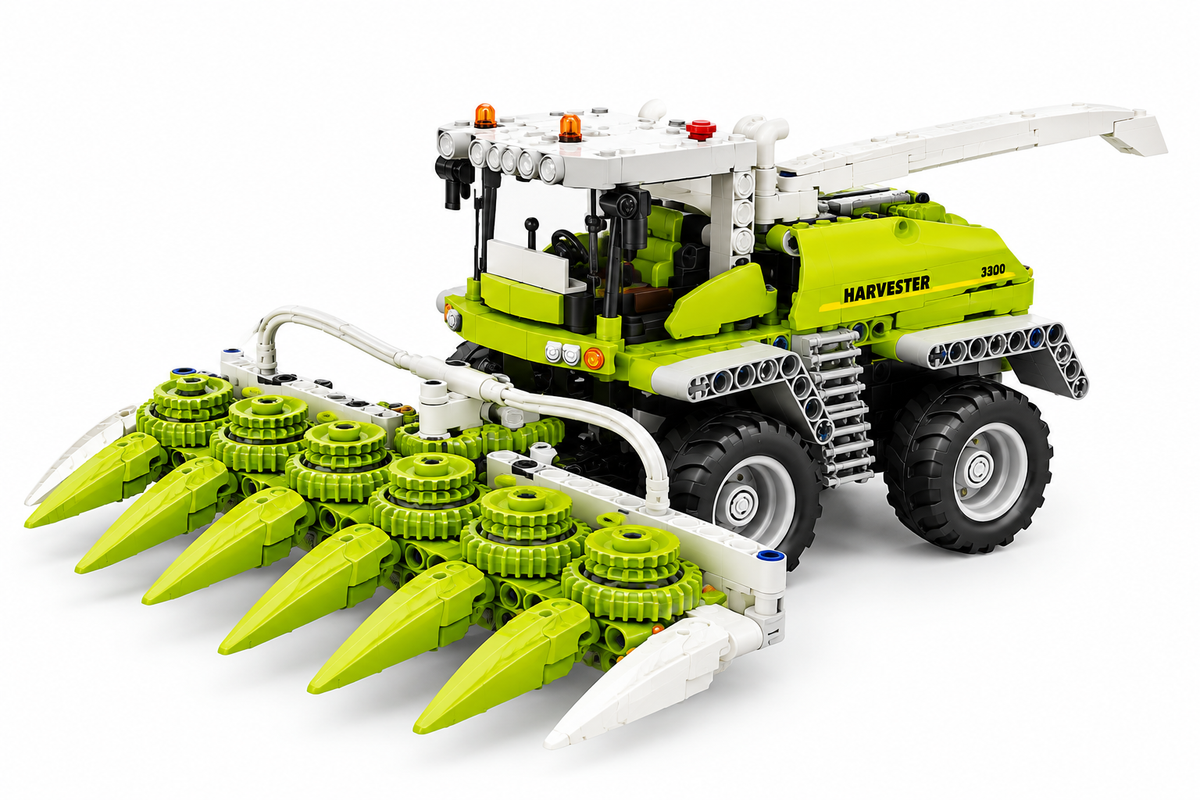 Klocki Traktor Rolniczy 520 Elementów 33074 – zestaw konstrukcyjny 6+ dla dziecka