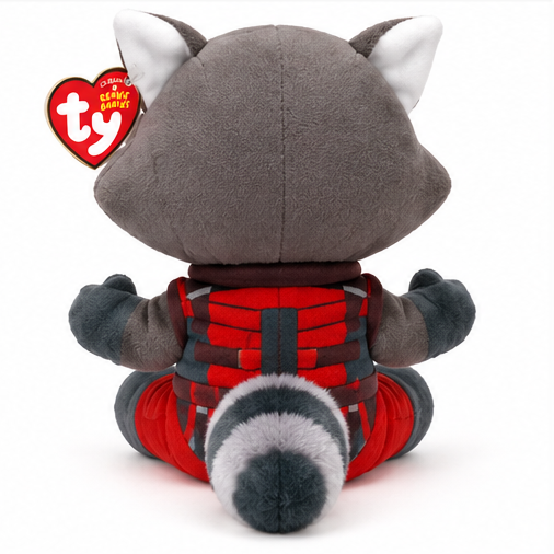 Beanie Babies Marvel Rocket Raccoon – maskotka pluszowa 15 cm dla dziecka