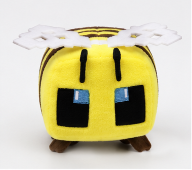 Beanie Babies Minecraft Bee – maskotka pluszowa żółta pszczoła 15 cm dla dziecka