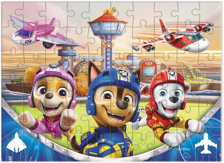 Puzzle Psi Patrol „Lotnicza ekipa Zatoki Przygód” 60 el.