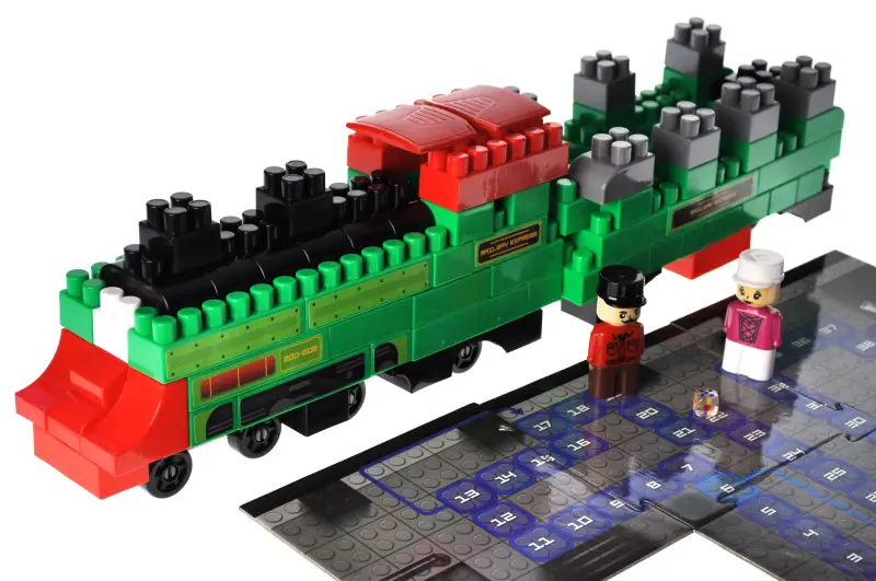 Klocki Konstrukcyjne QB300-202 „Block&Steps: Kolejowy Ekspres”