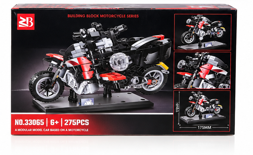 Klocki Motocykl 275 Elementów 33065 – zestaw konstrukcyjny na prezent dla dziecka
