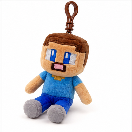 Beanie Babies Minecraft Steve – maskotka pluszowa brelok 12 cm dla dziecka