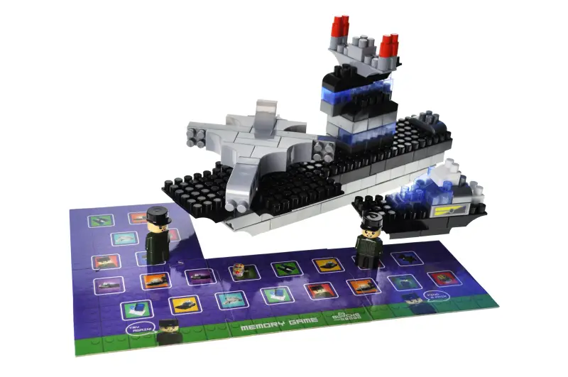 Klocki Konstrukcyjne QB300-205 „Block&Steps: Morska Misja”