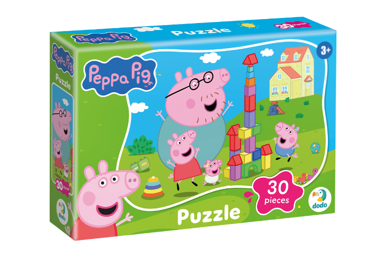 Puzzle Świnka Peppa „Czas z Tatą Świnką” 30 el.