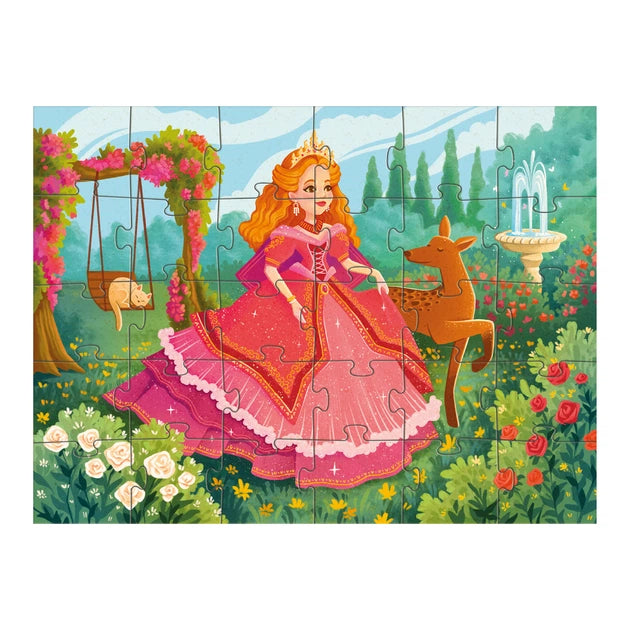 Puzzle „Księżniczka w zaczarowanym ogrodzie”