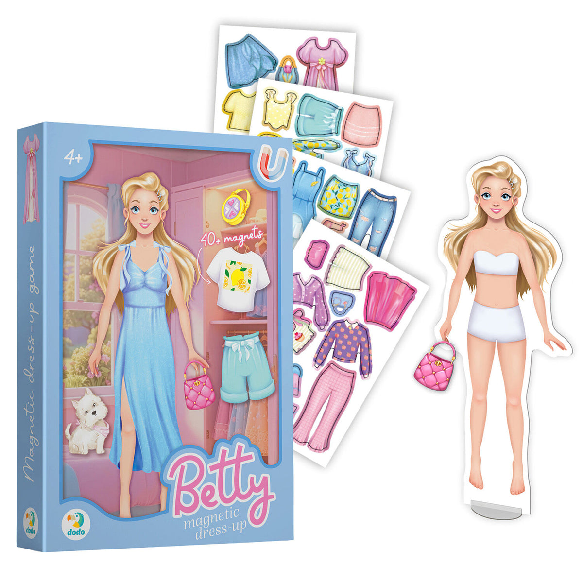 Gra Magnetyczna Ubierz Betty – kreatywna ubieranka 4+ dla dziecka