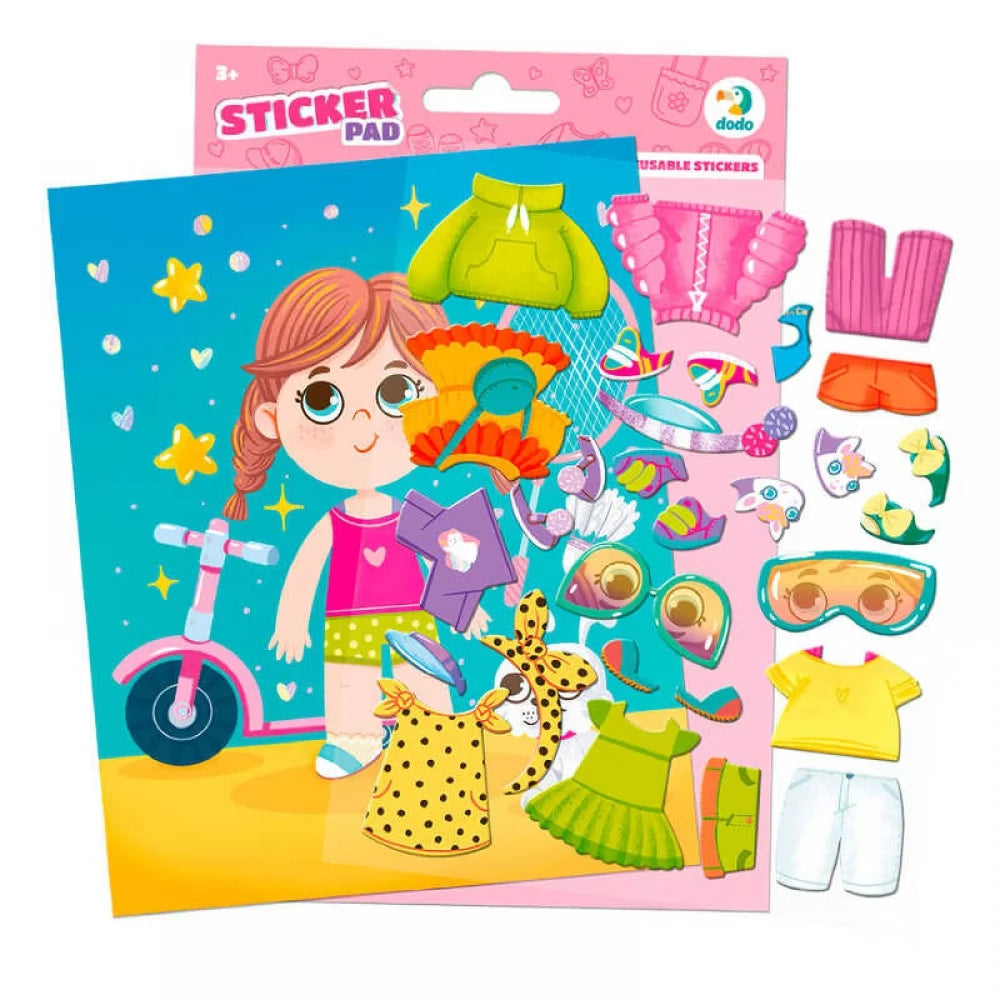 Blok z Naklejkami Ubierz Lily – kreatywny zestaw dress-up dla dziecka