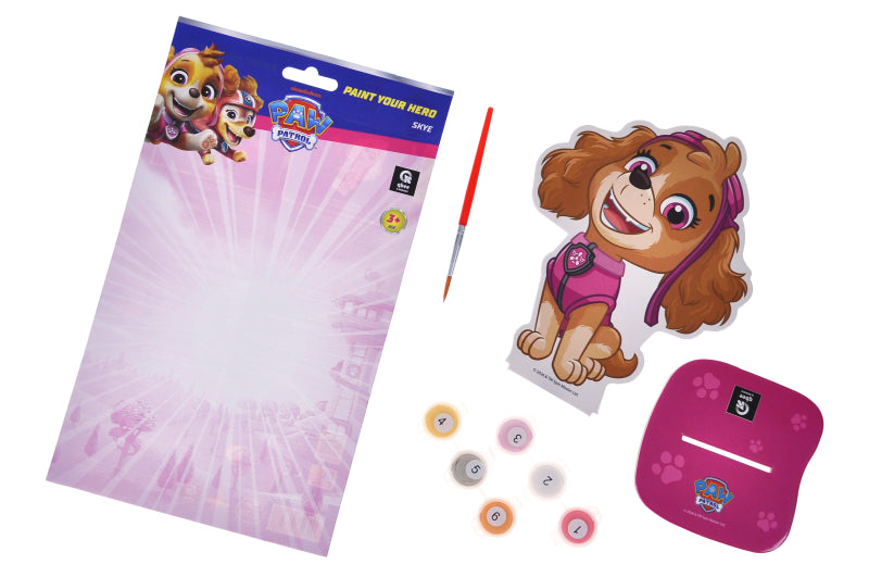Zestaw do malowania po numerach Figurka Paw Patrol "Skye"