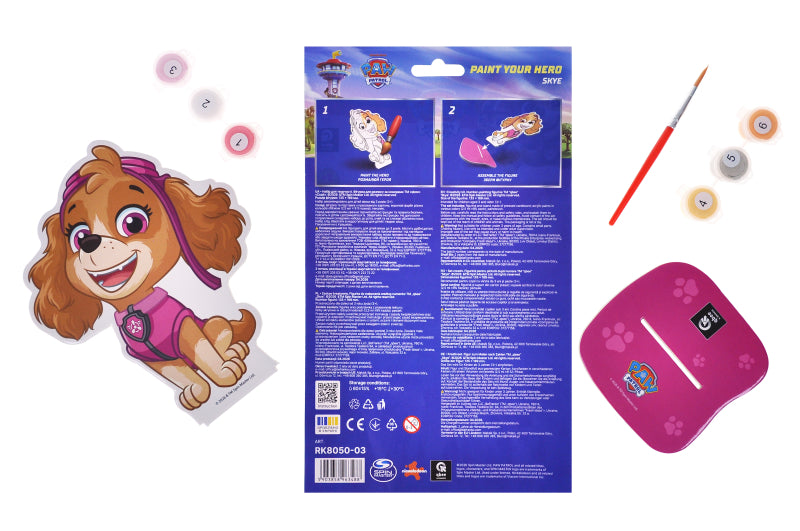 Zestaw do malowania po numerach Figurka Paw Patrol "Skye"