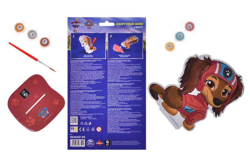 Zestaw do malowania po numerach Figurka Paw Patrol "Liberty"