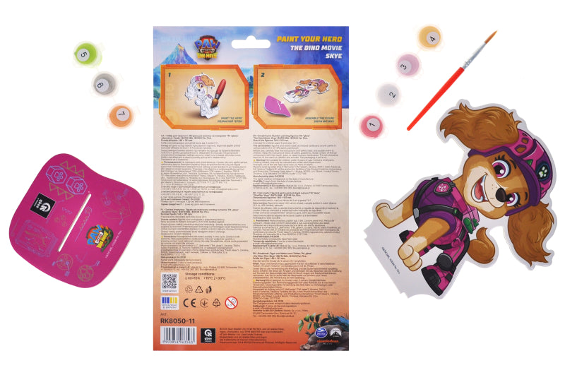 Zestaw do malowania po numerach Figurka Paw Patrol "Skye"