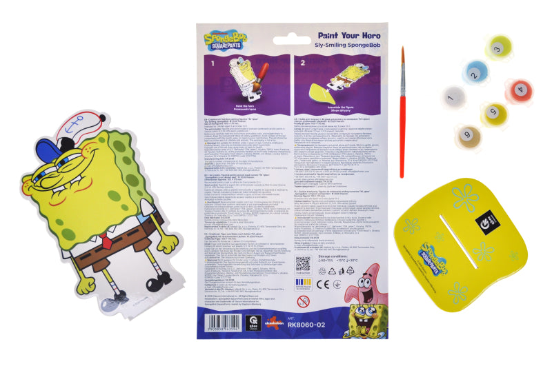 Zestaw do malowania po numerach Figurka SpongeBob RK8060-02