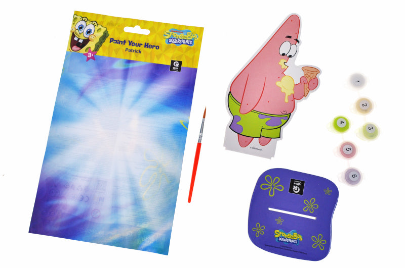 Zestaw do malowania po numerach Figurka SpongeBob RK8060-03