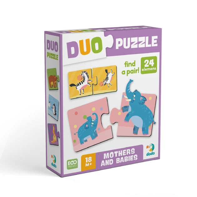 Puzzle DUO „Mamy i maluchy”