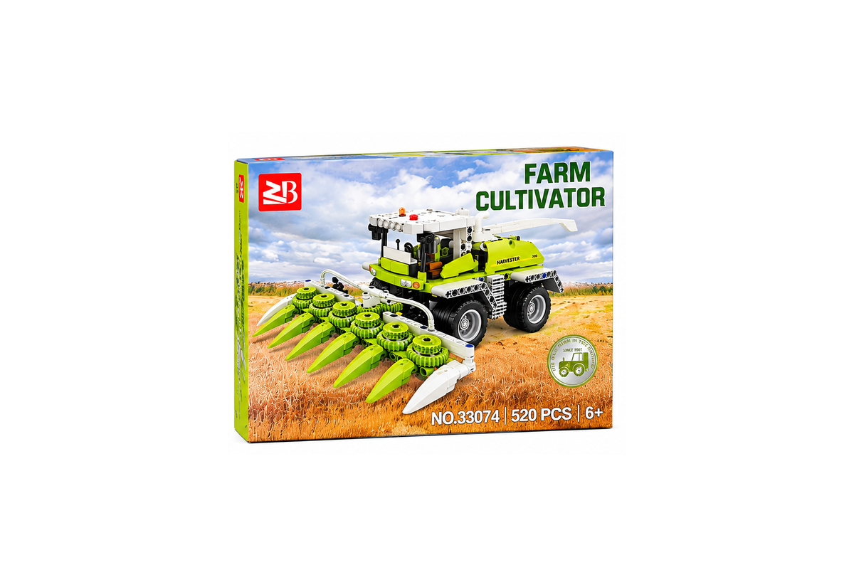 Klocki Traktor Rolniczy 520 Elementów 33074 – zestaw konstrukcyjny 6+ dla dziecka