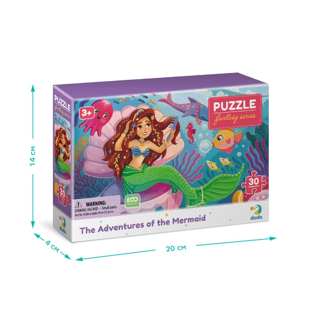 Puzzle „Przygody syrenki” 30 el.
