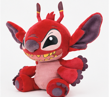 Beanie Babies Disney Leroy – maskotka pluszowa 15 cm, czerwony bohater Lilo i Stitch