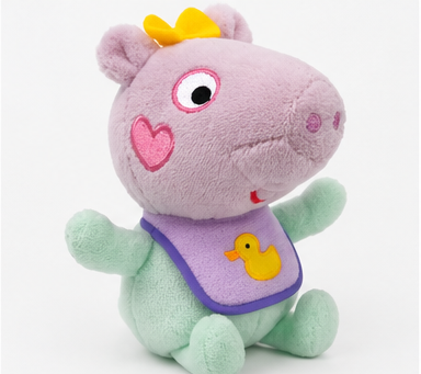 Beanie Babies Świnka Peppa Oink – maskotka pluszowa Baby Evie 15 cm dla dziecka