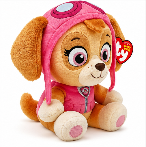 Beanie Babies Psi Patrol Skye – maskotka pluszowa 15 cm dla dziecka