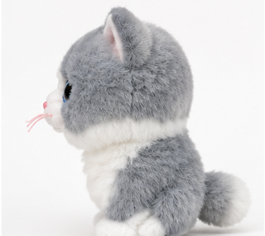 Beanie Boos Furley – maskotka pluszowa szary kotek 15 cm dla dziecka